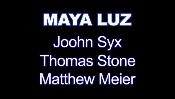 Maya Luz DPed by 3 Men – Rainy Day Double Penetration | Scenes XXXX